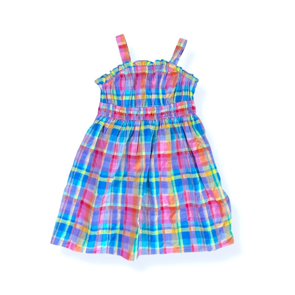 NWT Colorful Plaid Sundress
